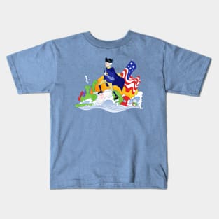 Crossing the Delaware Kids T-Shirt